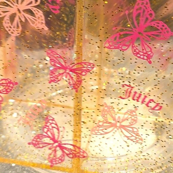 Juicy Couture Home Logo Butterfly 4 Section Acrylic 360° Spinner - Picture 7 of 9